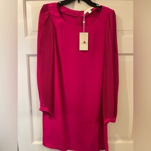 Size 4 pink long sleeve dress